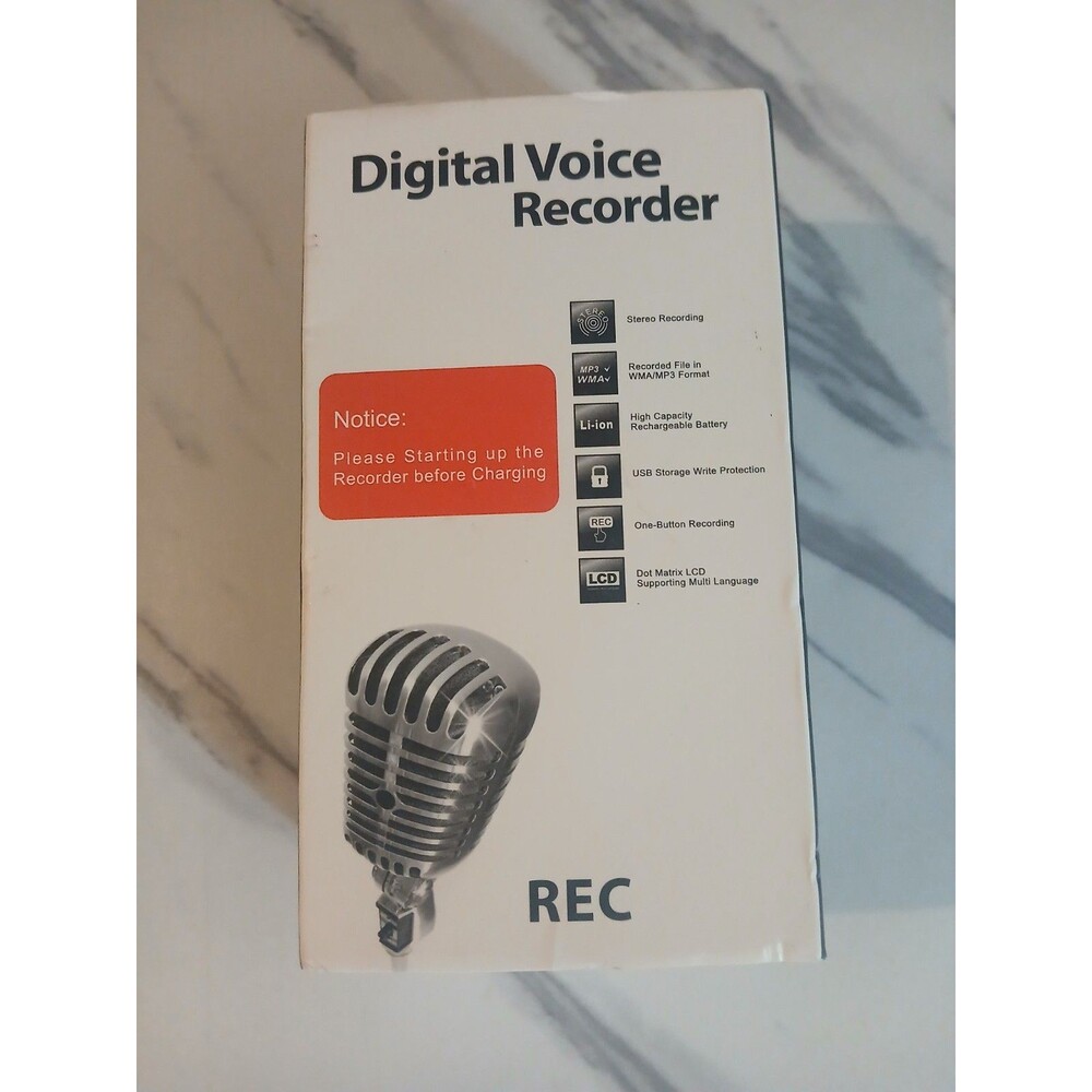 Digital Voice Recorder-New Open Box With Packaging